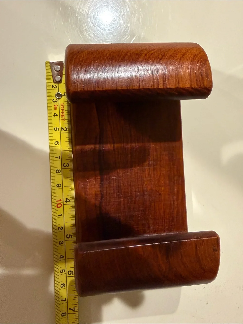 Vintage Handmade in Costa Rica 🇨🇷 Teak Wood Trinket Box - Warm Brown